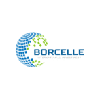 Blue and Green Business Technology Globe Logo