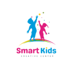 Pink and Blue Children Illustrative Logo
