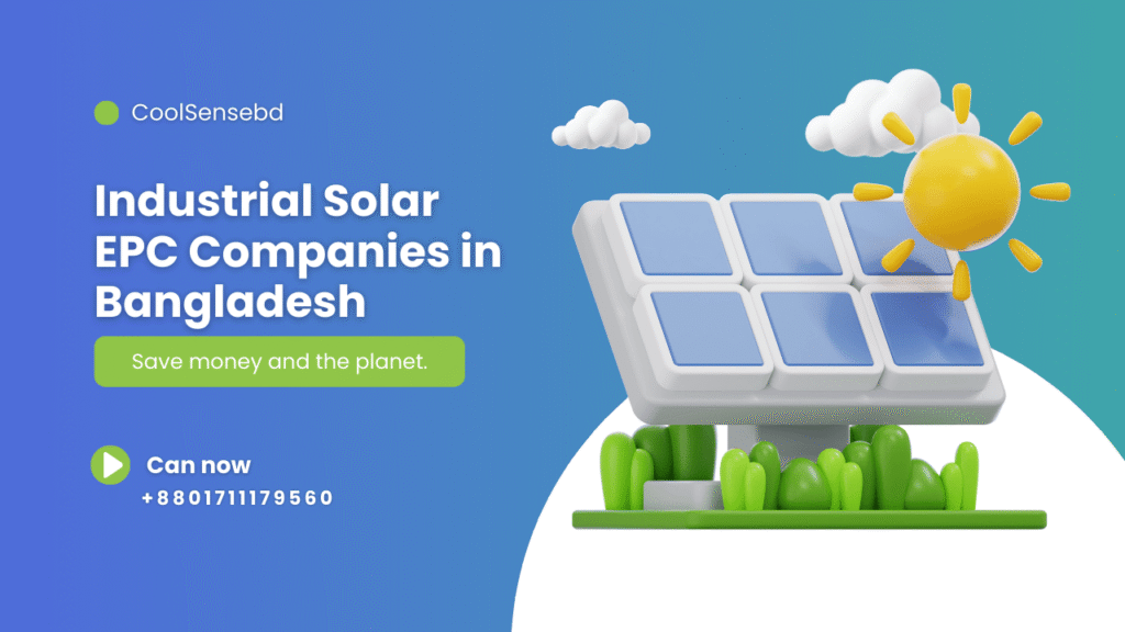 Power your factory with industrial solar EPC solutions in Bangladesh from BDT 3,900,000. Choose CoolSense.